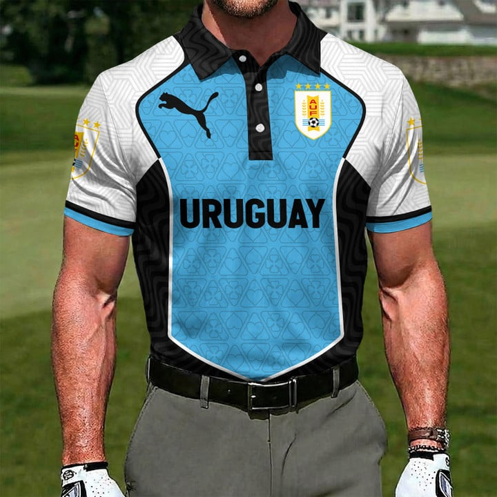 Uruguay x World Cup 2026 Classic Polo Shirt DDT NTL
