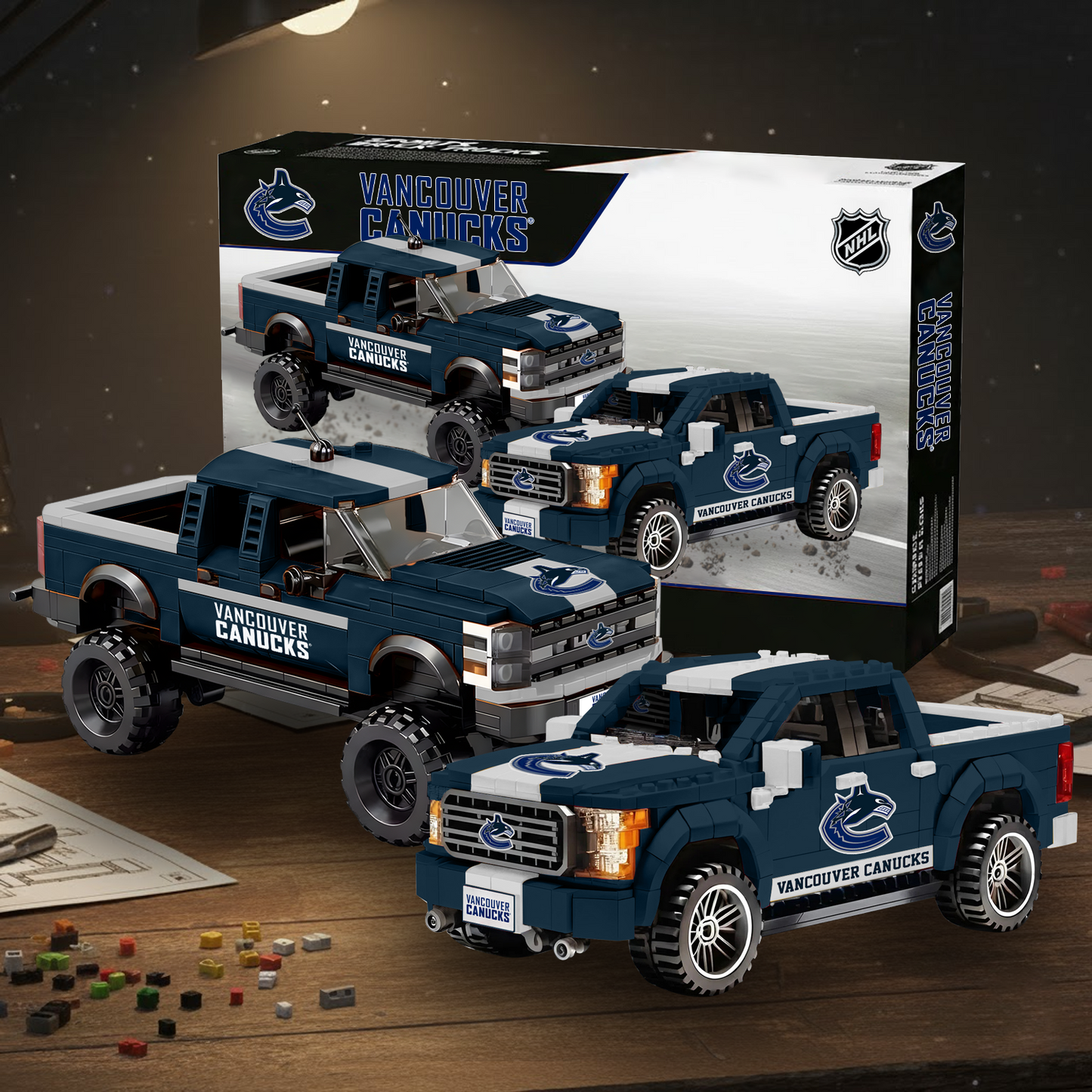 NHL Raptor Pickup Truck and Hockey Racing Trucks V1 NAK NHT