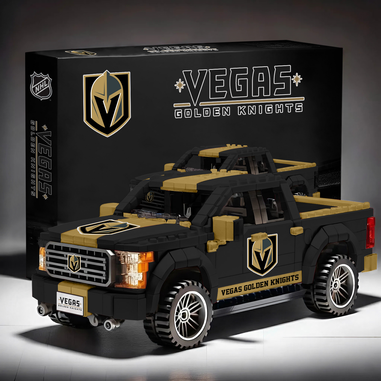 NHL 3D Racing Truck Model Building Block Set V1 NAK NHT
