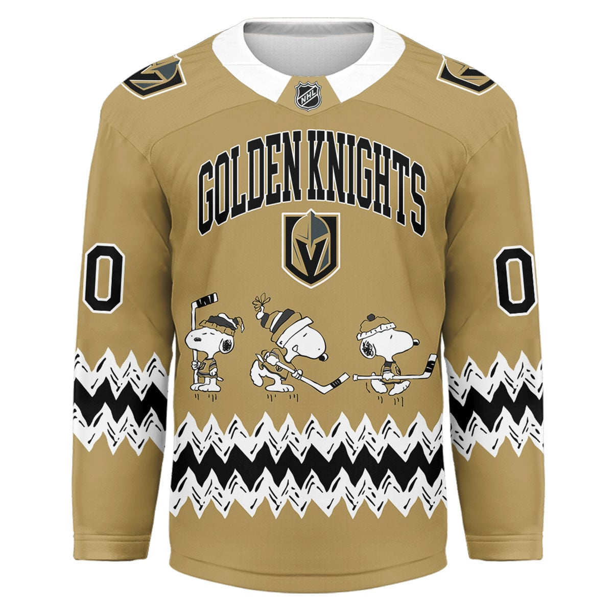 VGK Premium NHL Snoopy Personalized Hockey Jersey DDT CTND