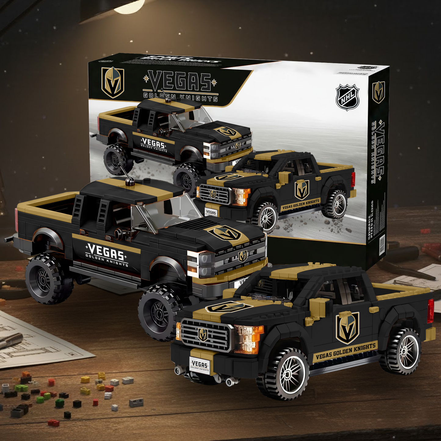 NHL Raptor Pickup Truck and Hockey Racing Trucks V1 NAK NHT