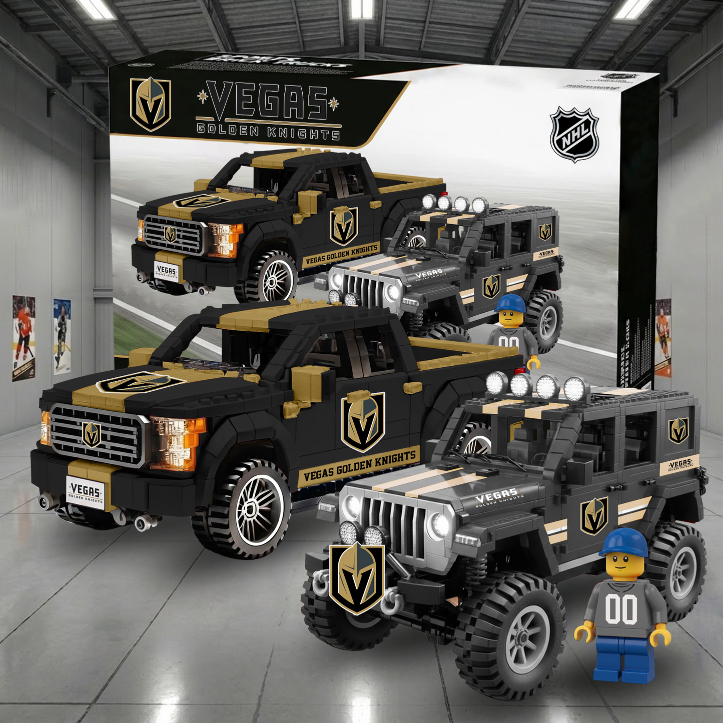 NHL Team Off-Road Vehicles and Hockey Racing Trucks V1 NAK NHT