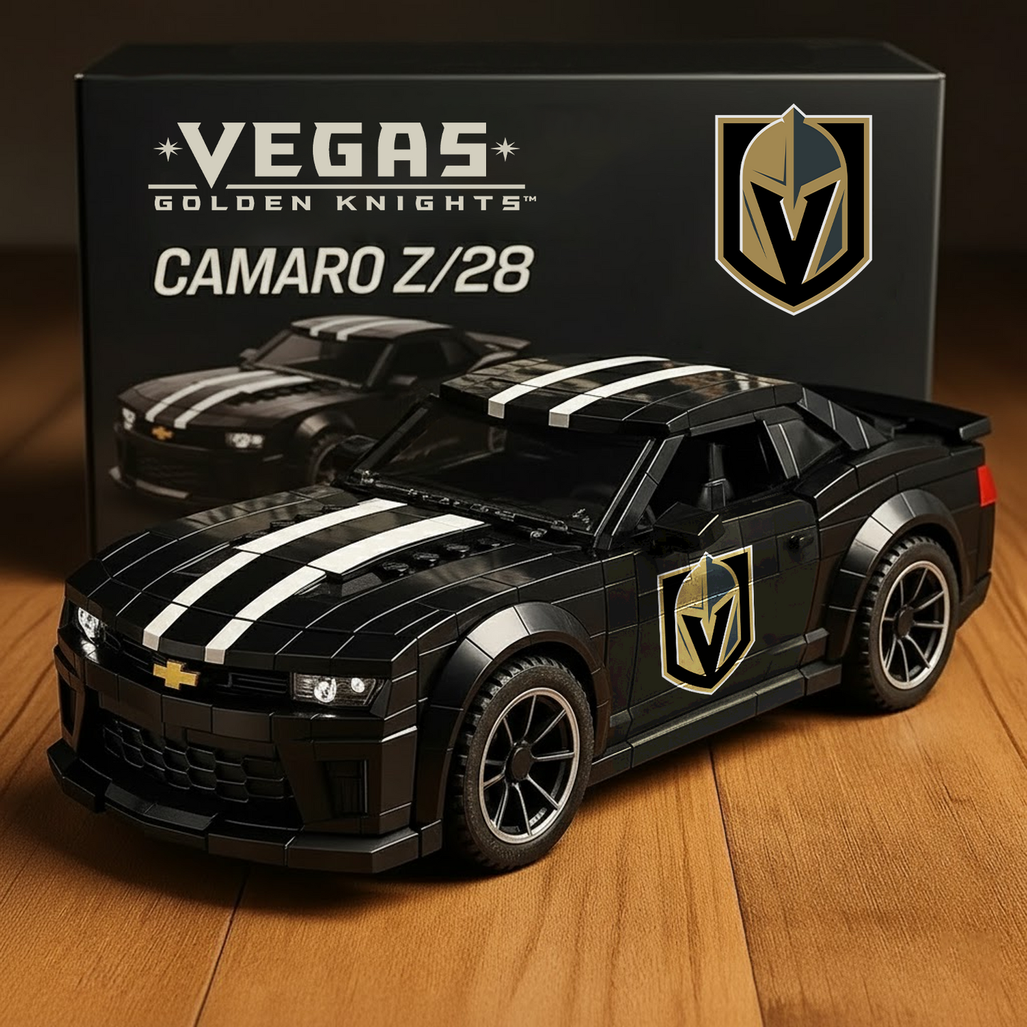 VGK x NHL Football Team Camaro Z28 DATND TANTD