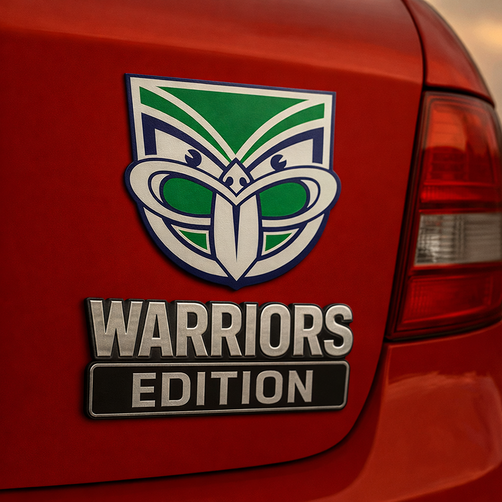 WAR Premium NRL Car Name Badge DDT NTL