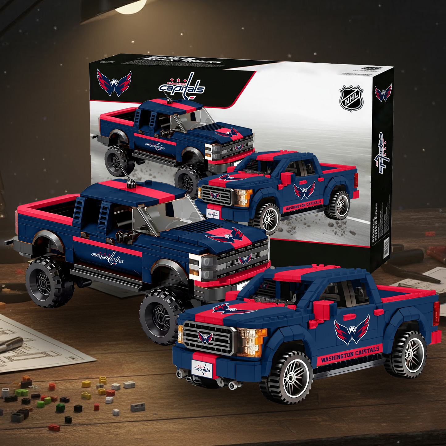 NHL Raptor Pickup Truck and Hockey Racing Trucks V1 NAK NHT