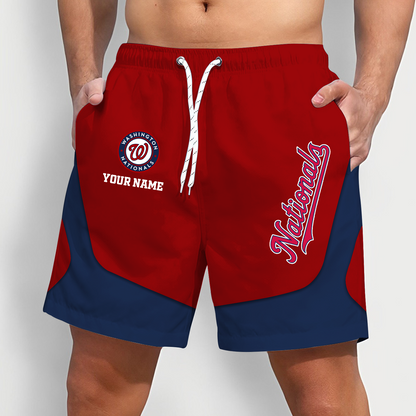 WAS x MLB Team Special Short Pants For Men Custom Name Gifts DATND TANTD