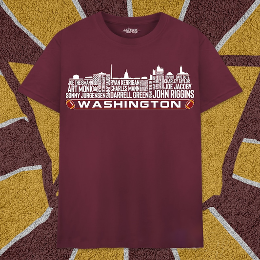 WC Football Greatest Of All Time Team Legends, City Skyline Shirt DDT CTND
