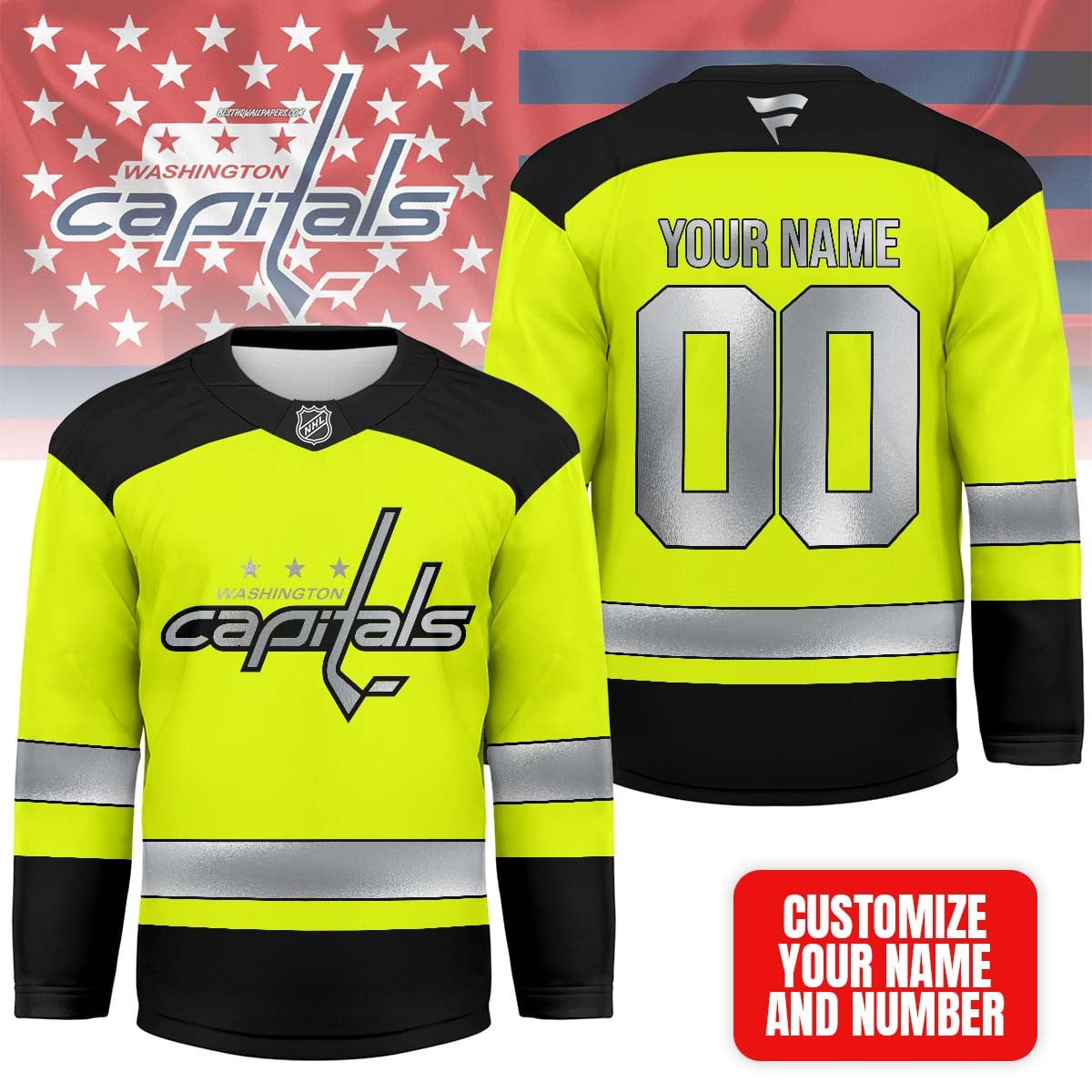 WC Premium NHL Hi-Vis Safety Hockey Jersey DDT CTND