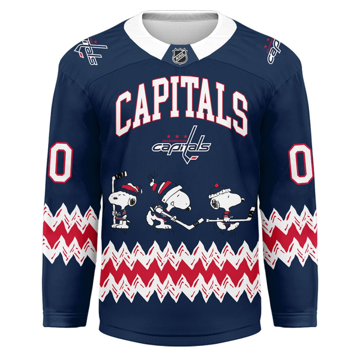 WC Premium NHL Snoopy Personalized Hockey Jersey DDT CTND