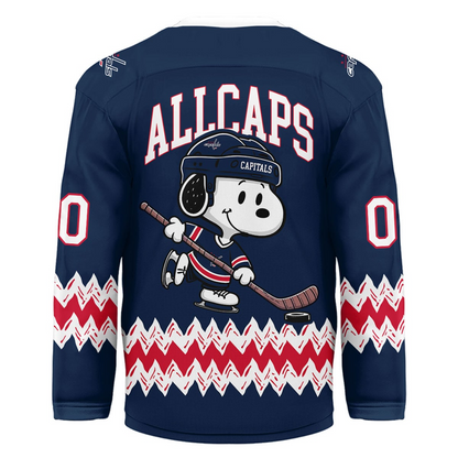 WC Premium NHL Snoopy Personalized Hockey Jersey DDT CTND