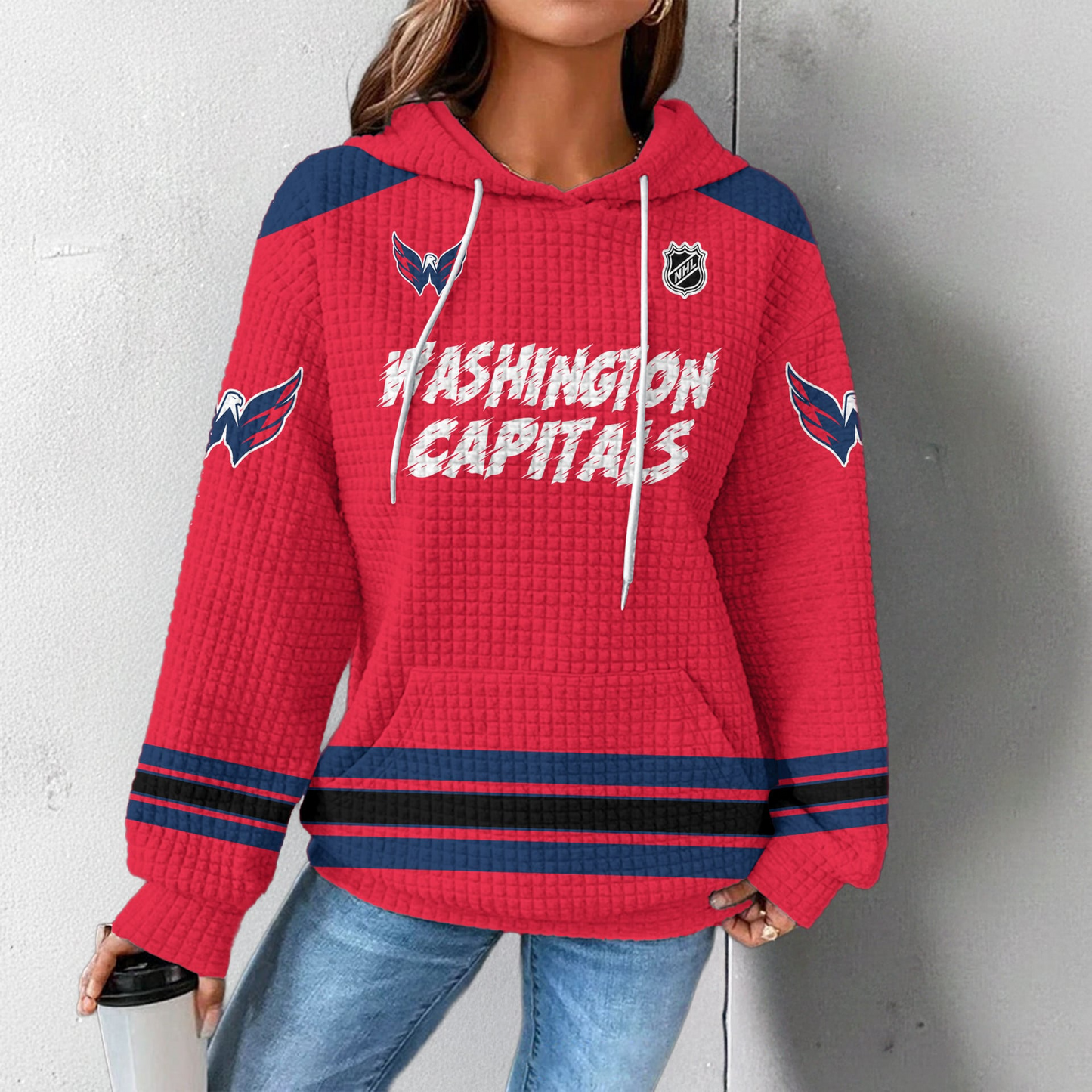 WC Premium NHL Sorry Busy Hockey Waffle Hoodie DDT NTL