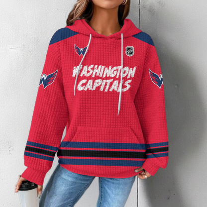 WC Premium NHL Sorry Busy Hockey Waffle Hoodie DDT NTL