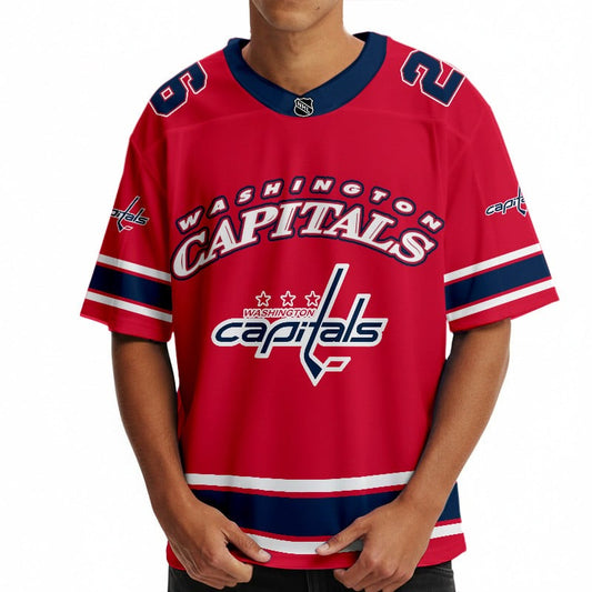 WC x Hockey Ice Short Sleeves Jersey Shirt Custom Any Number Gift DDT TTTZ