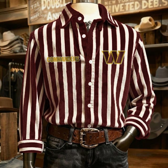 WC x NFL Color Stripe Corduroy Shirt DDT NTL