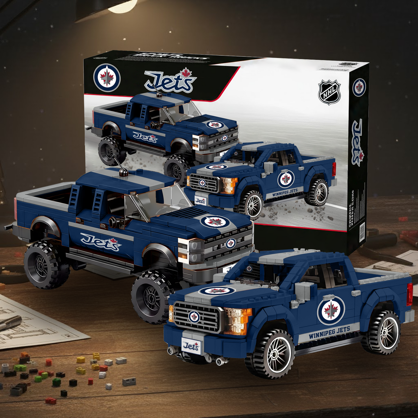 NHL Raptor Pickup Truck and Hockey Racing Trucks V1 NAK NHT