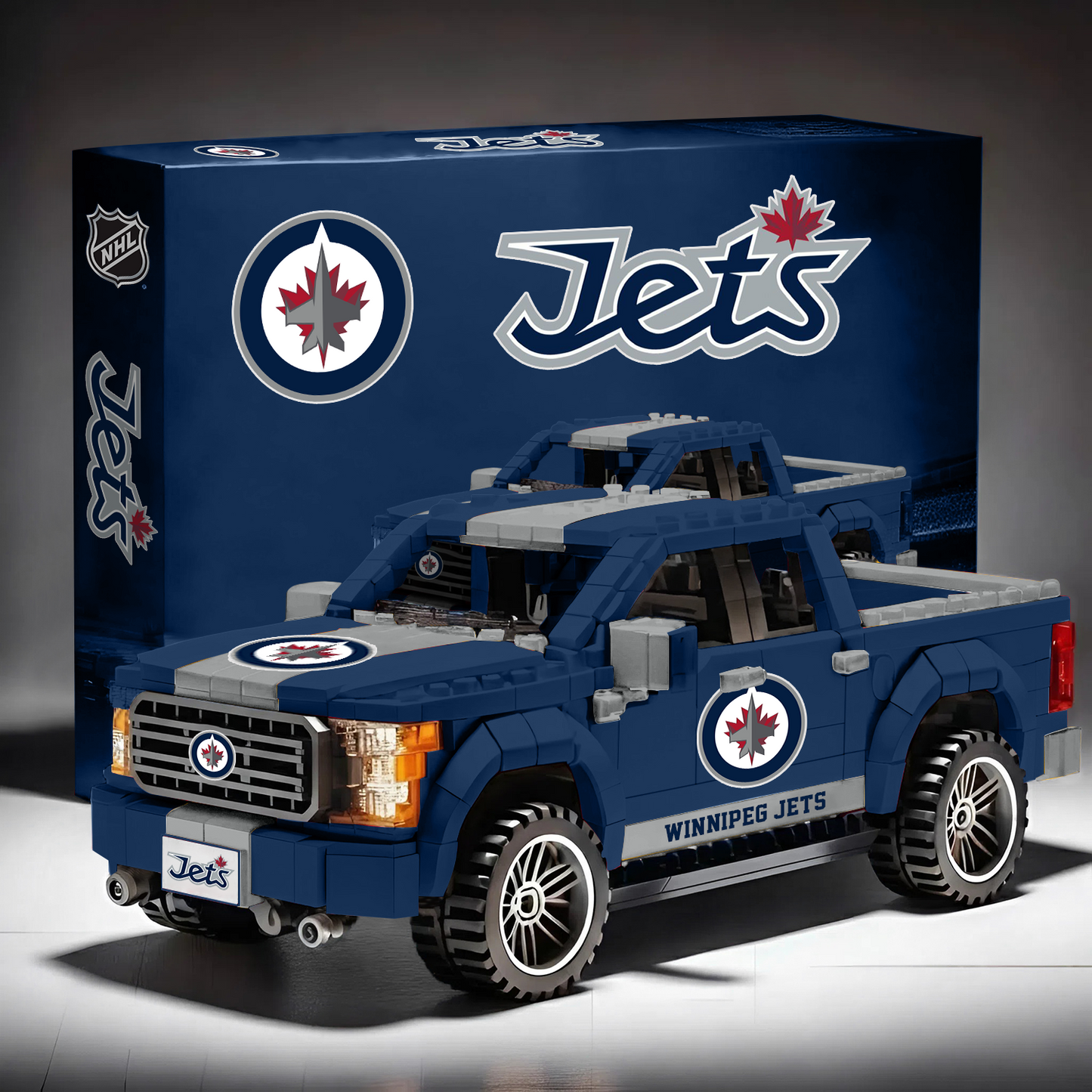 NHL 3D Racing Truck Model Building Block Set V1 NAK NHT