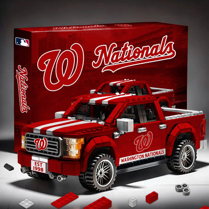 MLB 3D Racing Truck Model Building Block Set 0112 V1 NAK NHM