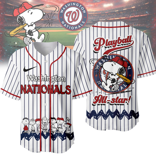 WN x Premium MLB Snoopy Playball Jersey DDT NTL