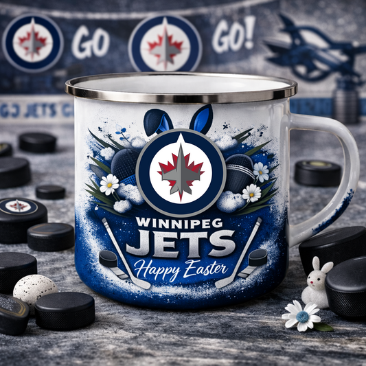 WPG X NHL Easter-themed enamel mug 0703 NAK NHT