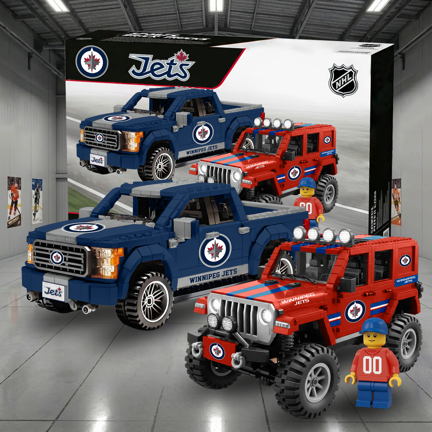 NHL Team Off-Road Vehicles and Hockey Racing Trucks V1 NAK NHT
