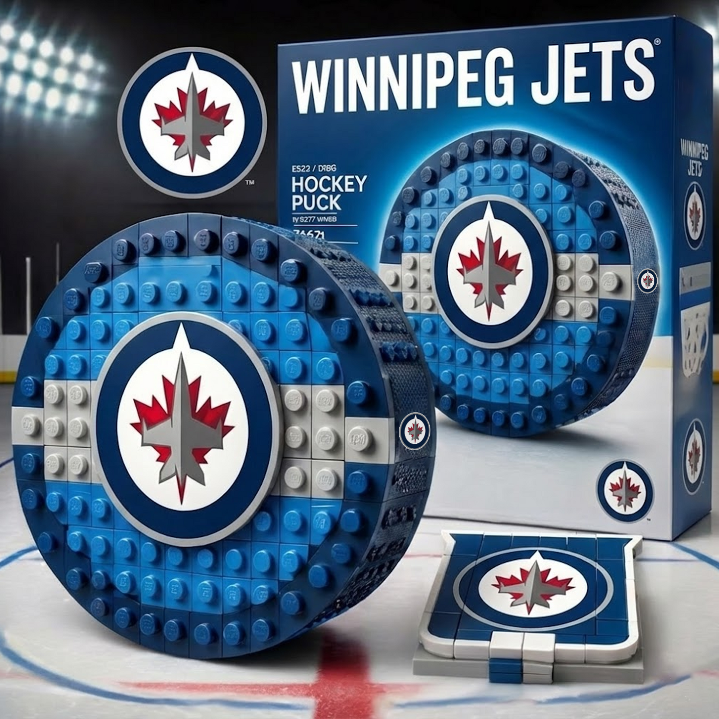 NHL Hockey Game Building Blocks 0512 DDT CTND