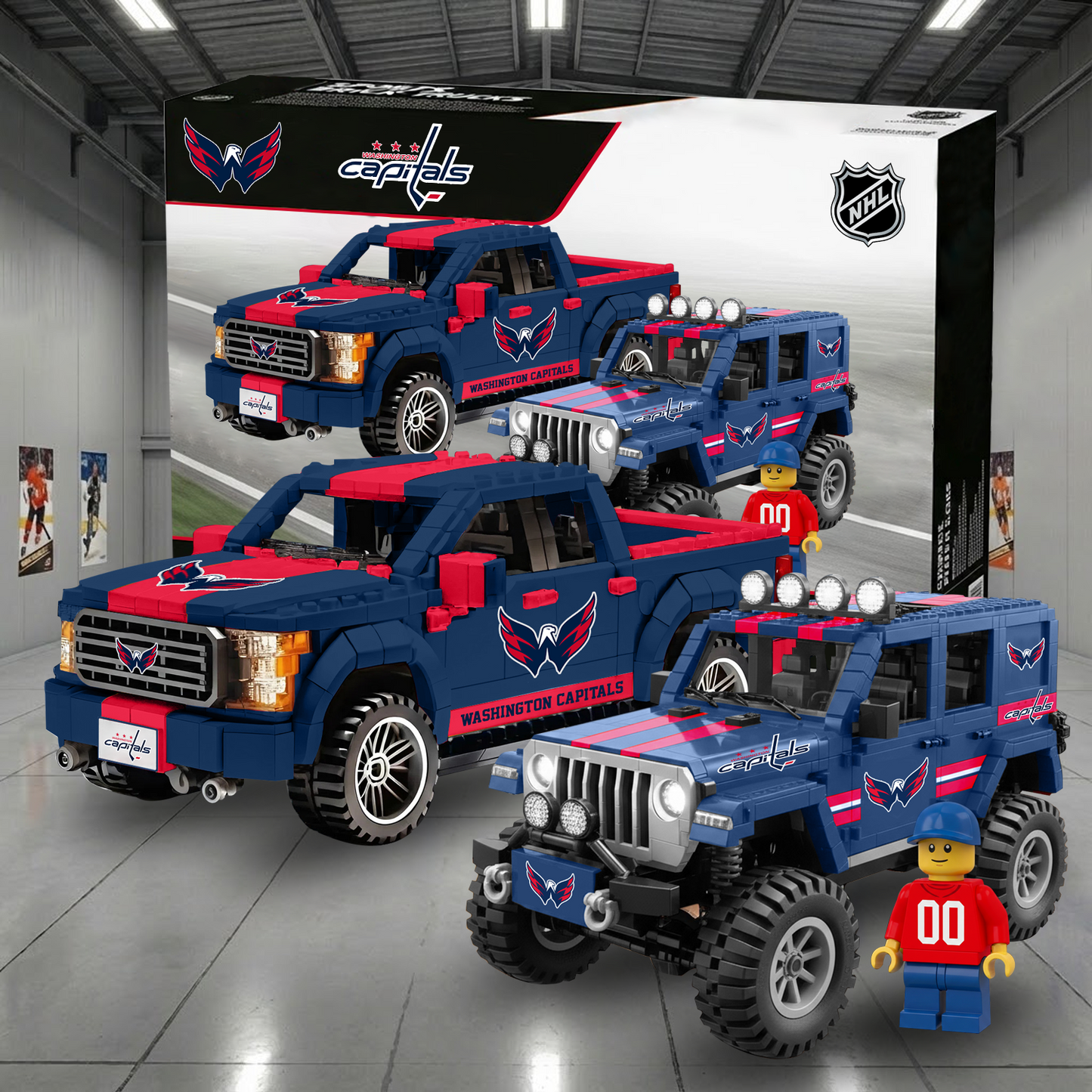 NHL Team Off-Road Vehicles and Hockey Racing Trucks V1 NAK NHT