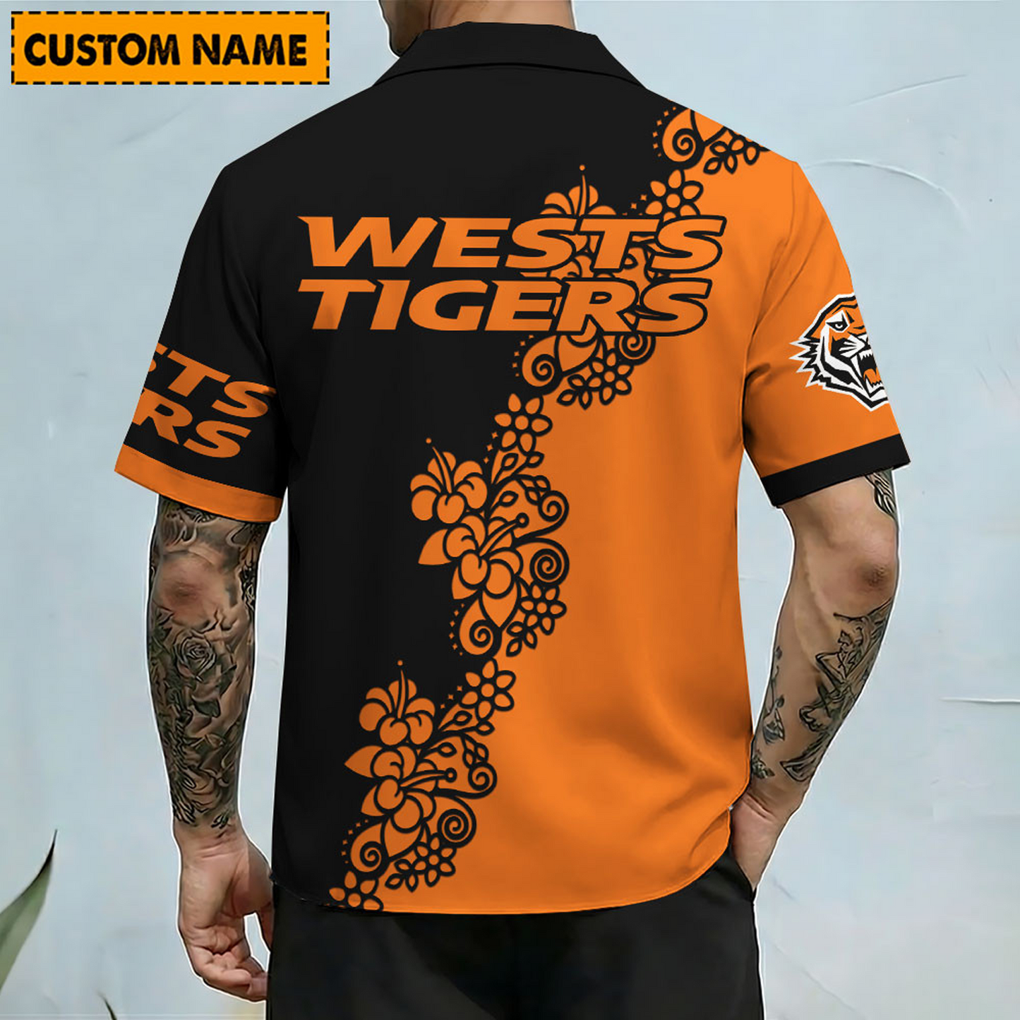 WST X PREMIUM NRL Hawaiian Shirt Custom Name Limited Edition NDT NHT