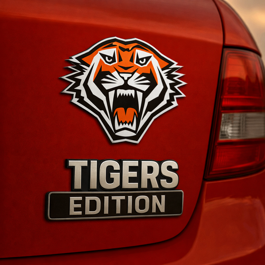 WT Premium NRL Car Name Badge DDT NTL
