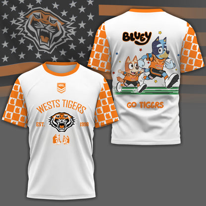 WT x NRL Premium Bluey 3D Shirt DDT TTTZ