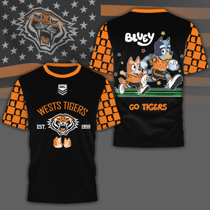WT x NRL Premium Bluey 3D Shirt DDT TTTZ