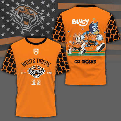 WT x NRL Premium Bluey 3D Shirt DDT TTTZ