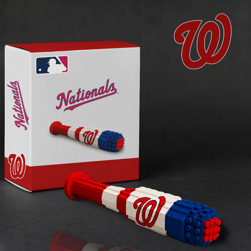 MLB Teams Baseball Bat Building Block Set DDT NTL