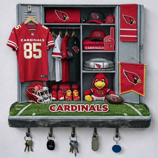 AC x NFL Changing Room Personalized 3D Visual Effect Acrylic Key Holder DDT NTL