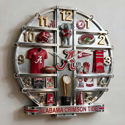 ACT x MLB Home Decorative 3D Visual Effect Acrylic Wall Clock NAK CTKT