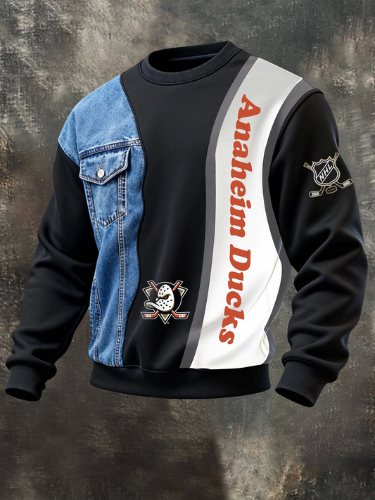 AD x NHL Denim & Sporty Hybrid Jacket Line NAK CTKT