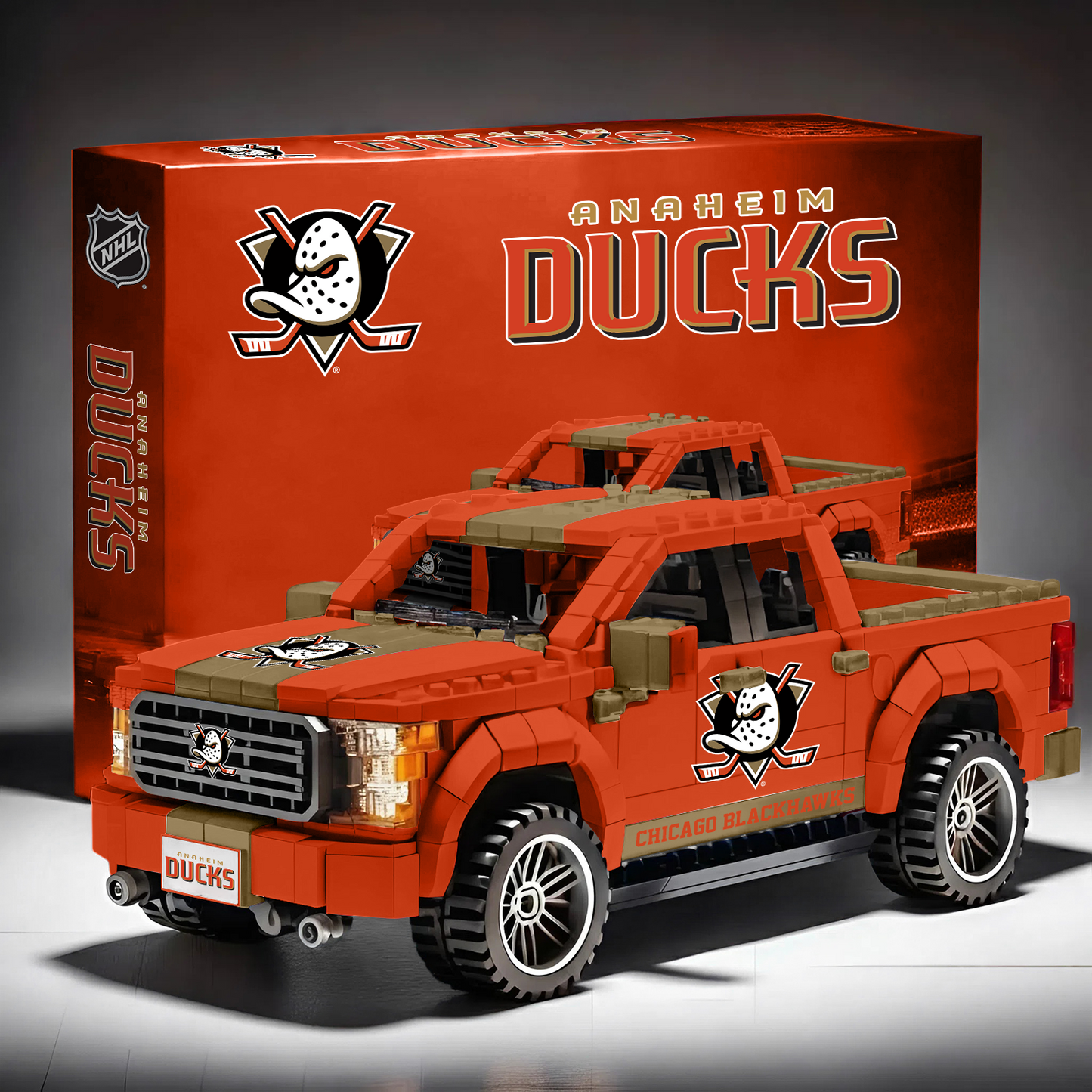 NHL 3D Racing Truck Model Building Block Set V1 NAK NHT
