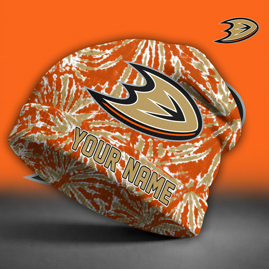 ANA X NHL Beanie Hat Custom Name Gifts For Fans - Limited Edition NAK NHT