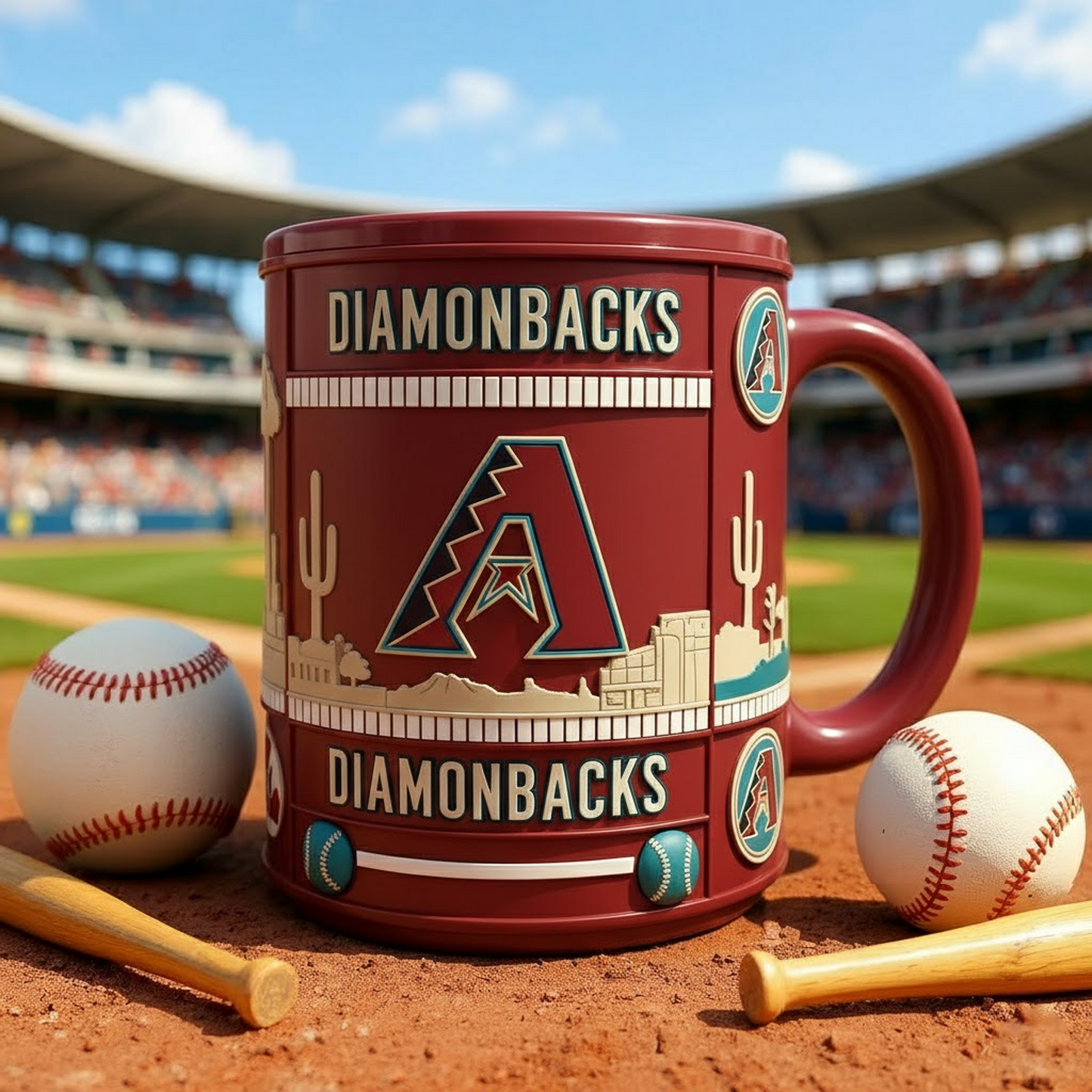 ARI X MLB Iconic City Baseball Mug V1 NAK NHT