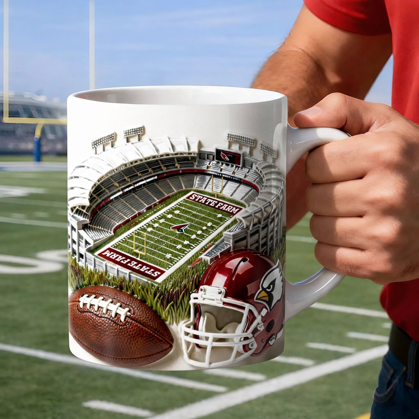 ARI x NFL Legend Stadium Game Day Mug NAK NHM