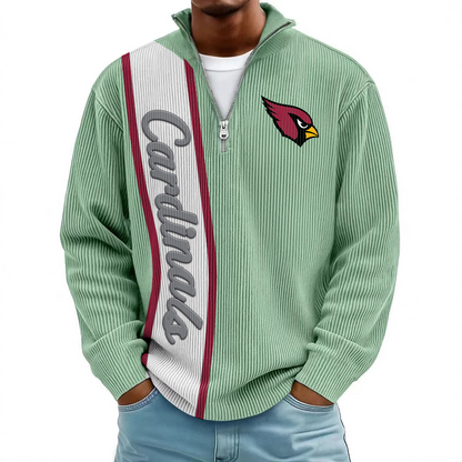 ARI x NFL Mokaloha Men's Waffle Henley Shirts DATND TANTD