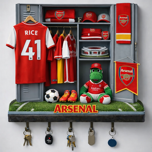 ARS x EPL Changing Room Personalized 3D Visual Effect Acrylic Key Holder DDT NTL