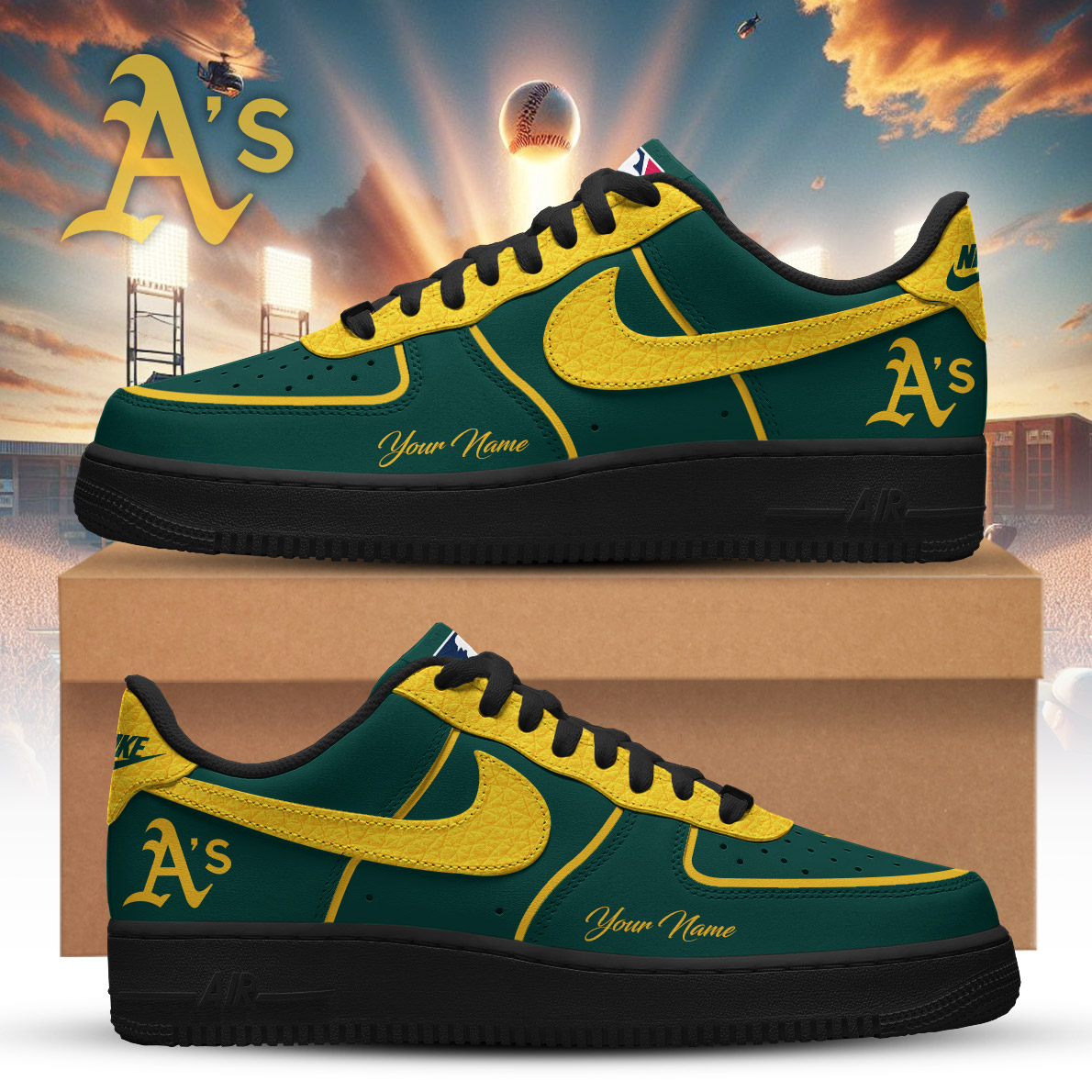 AT x MLB Premium Air Force 1 Orchard DDT CTND