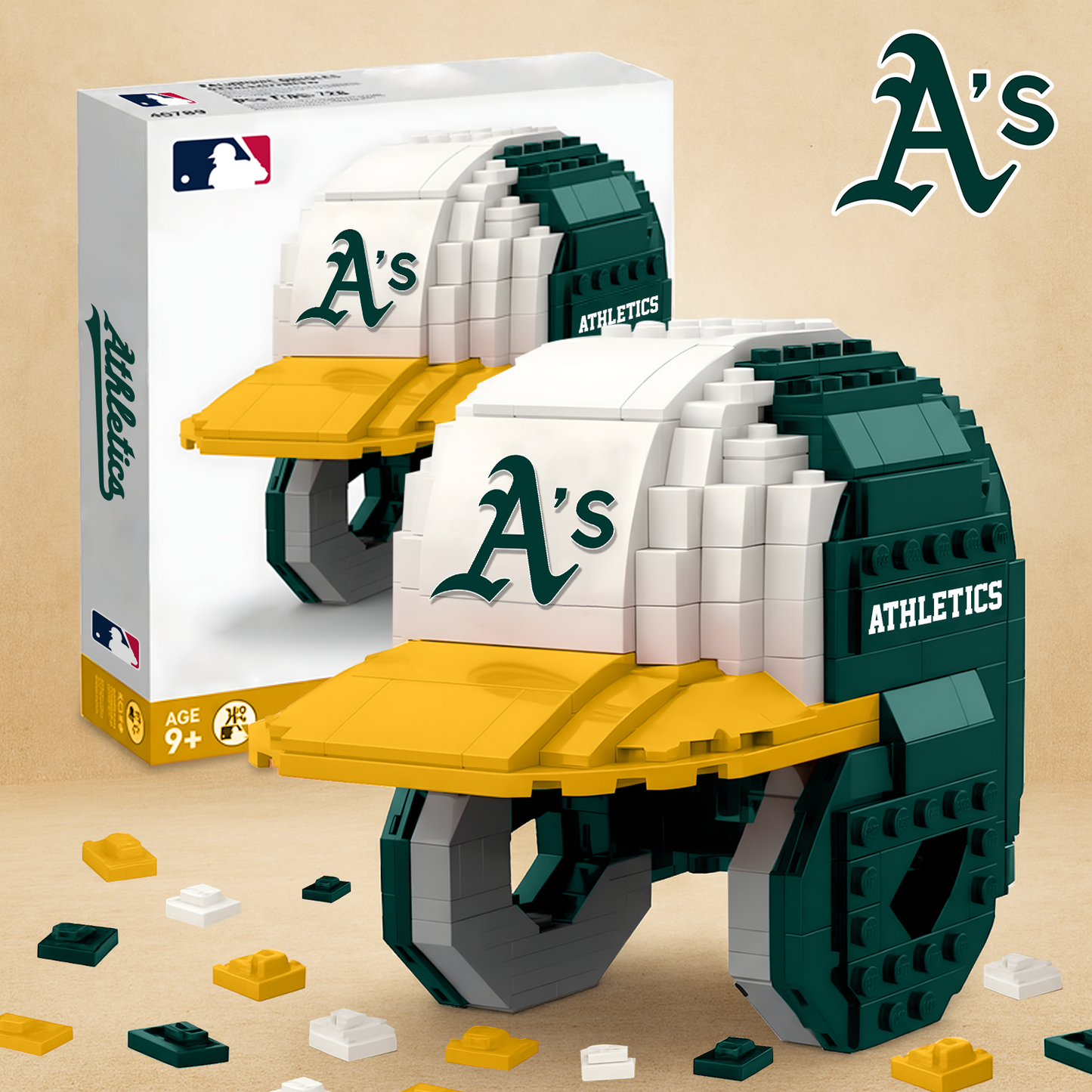 ATH X MLB Baseball Helmet Building Blocks V1 NAK NHT