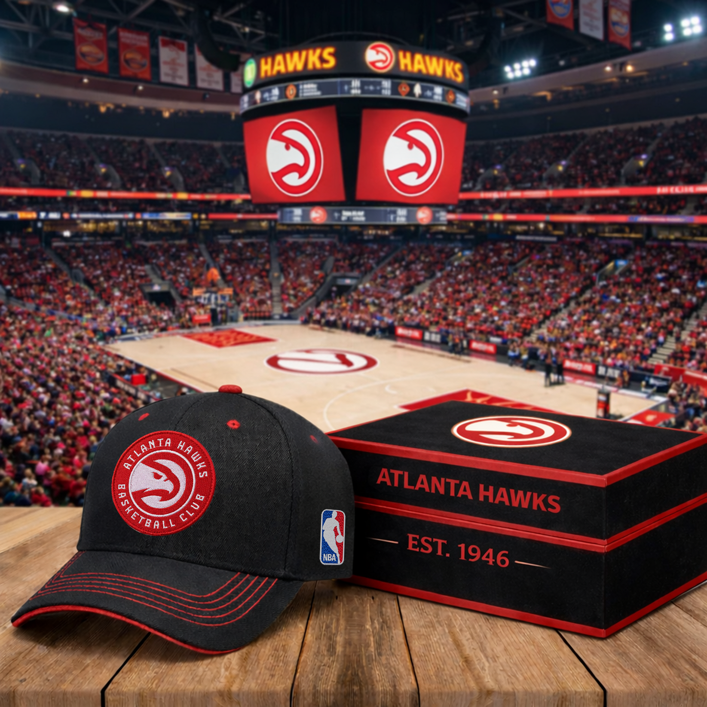 ATL x NBA Classic Fan Snapback Hat NAK NHT