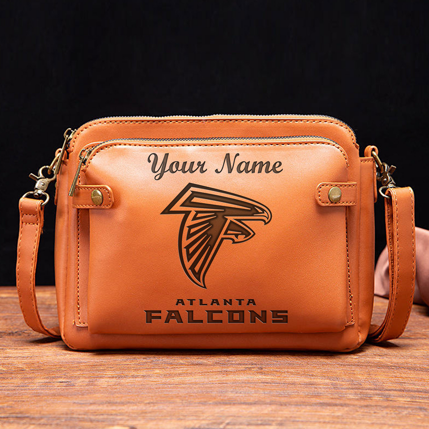 ATL x NFL Shoulder Crossbody Handbag DATND TANTD