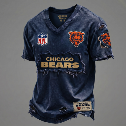Bears NFL Premium V-Neck T-shirt Gift For Fans 0306 NAK DATND TTT