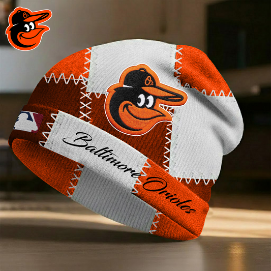 BAL X MLB Custom Name Beanie Hat Gifts For Fans - Limited Edition NAK NHT