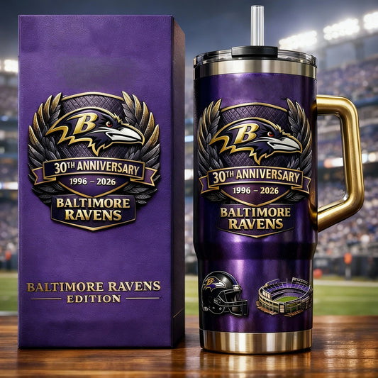 BAL x NFL Legend Gridiron Milestone Tumbler NAK NHM
