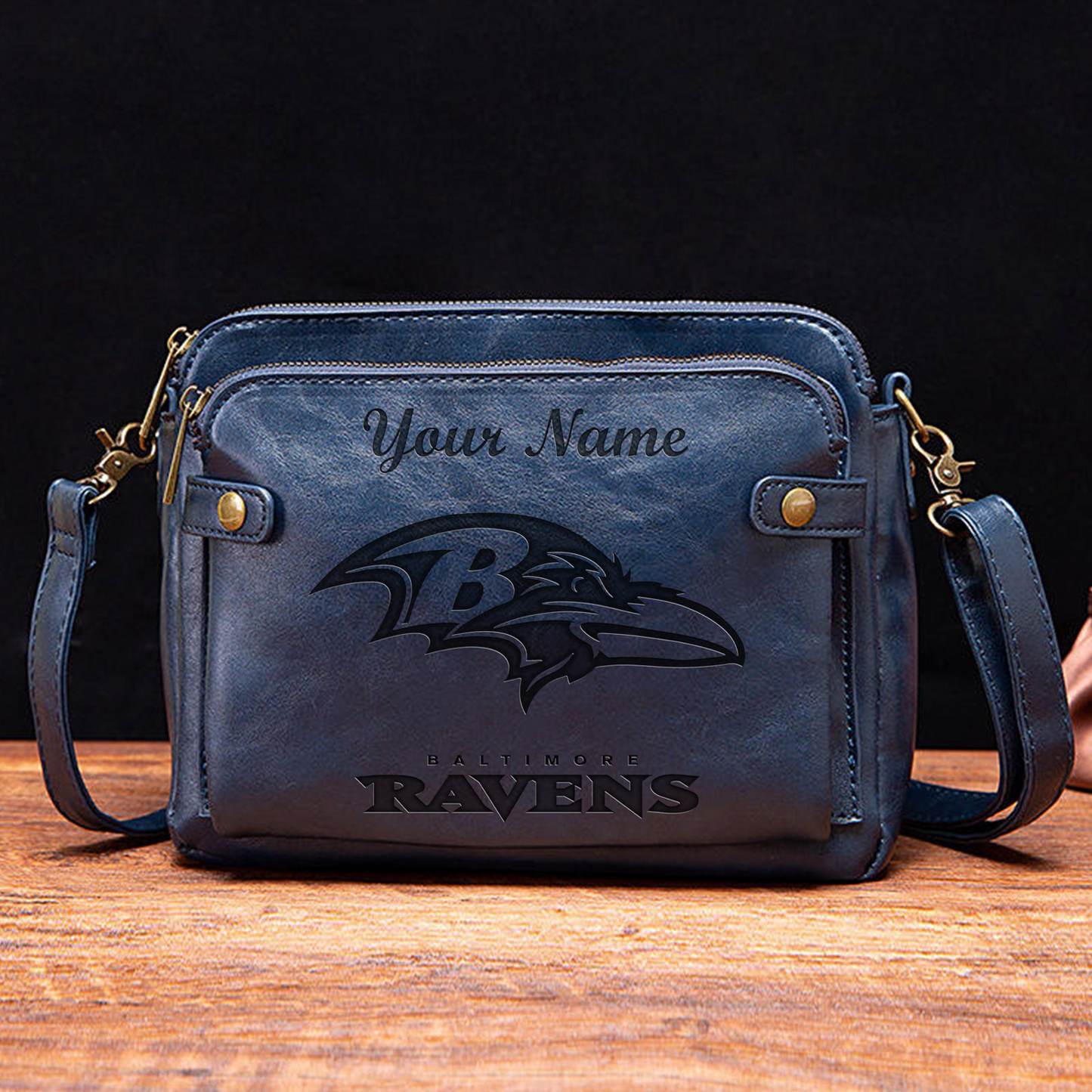 BAL x NFL Shoulder Crossbody Handbag DATND TANTD