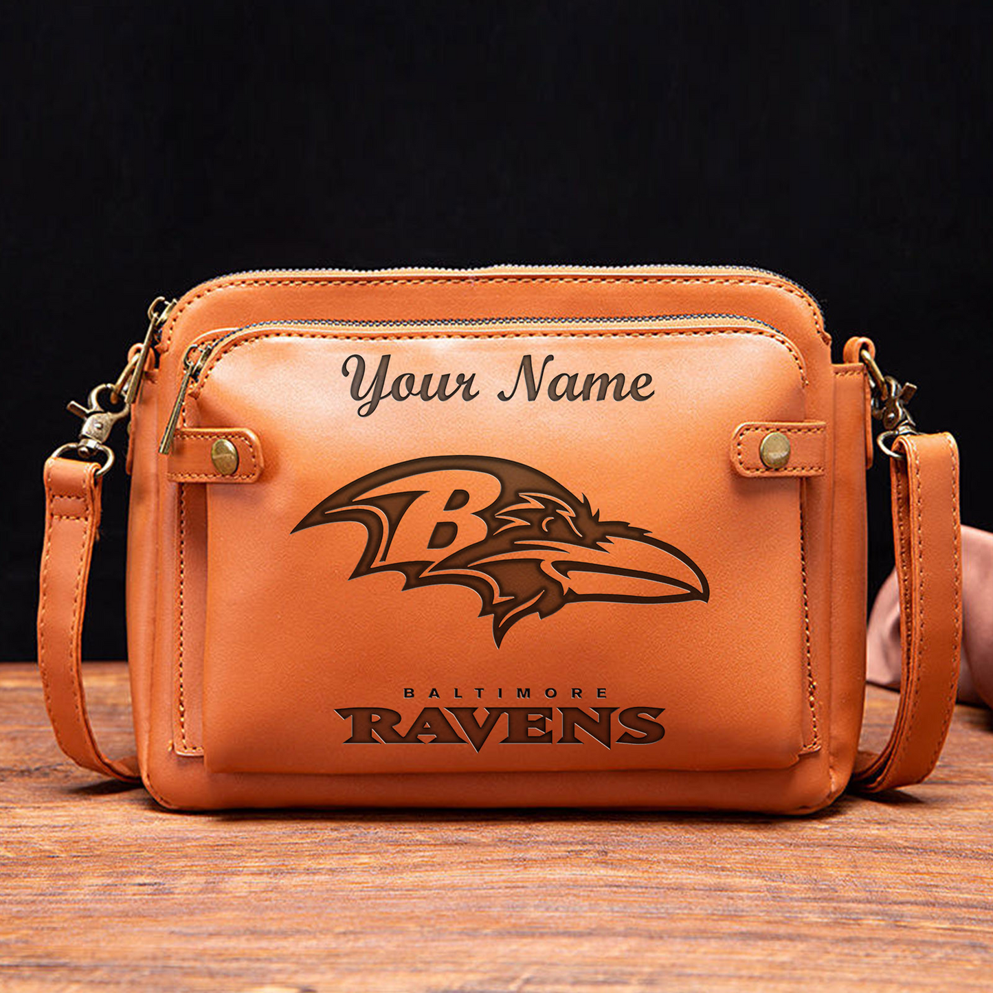 BAL x NFL Shoulder Crossbody Handbag DATND TANTD